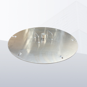 Placa circular Galvanizada Tampa para componentes de equipamentos industriais