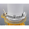 Plataforma externa de alumínio de aço para turbina eólica offshore