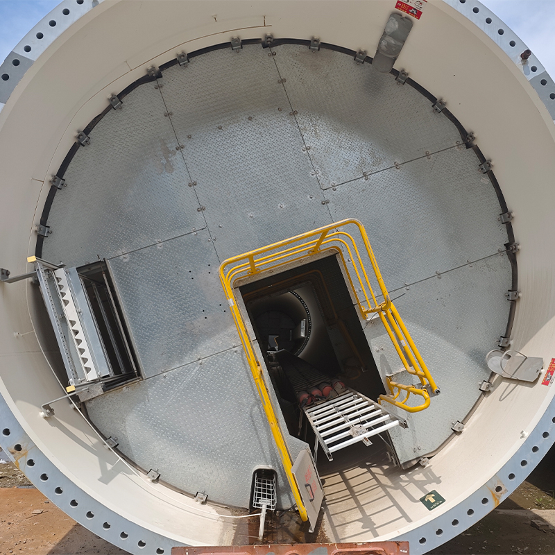 Plataforma de trabalho de manutenção de aço de alumínio para turbina eólica